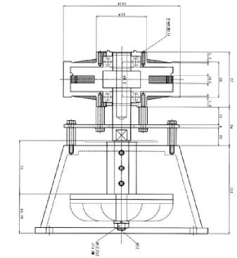 ターゴ水車発電機